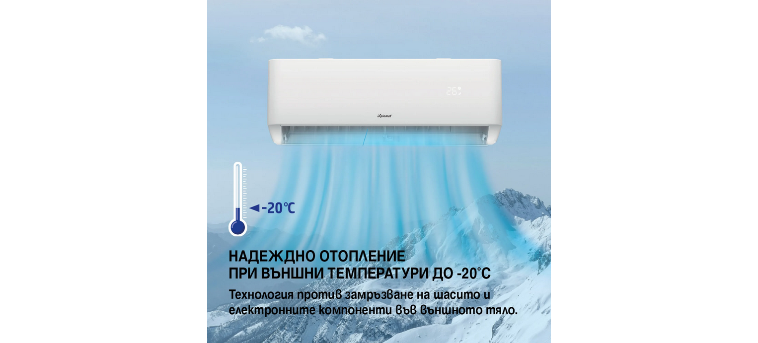Климатик Инверторен DIPLOMAT DAC-180CA - Image 3