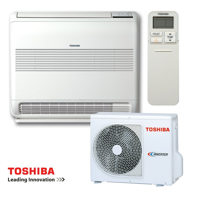 Инверторен климатик Toshiba Bi-flow RAS-B13J2FVG-E1 + RAS-13J2AVSG-E - подов тип - Image 2