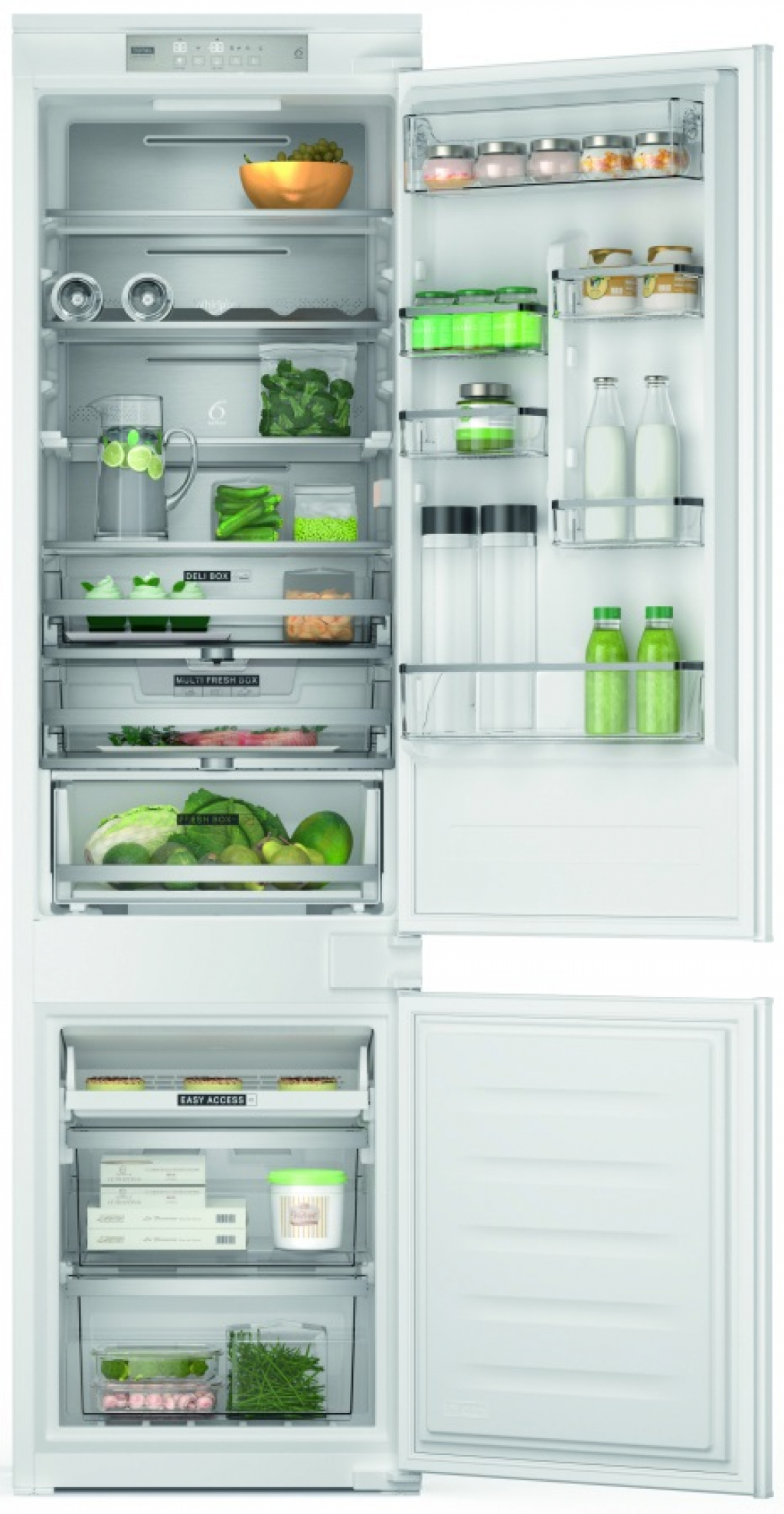 Вграден хладилник с фризер Whirlpool WHC20 T573 P , 280 l, D , No Frost