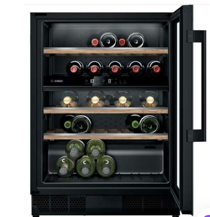 Виноохладител за вграждане BOSCH KUW21AHG0
