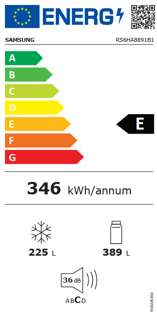 Хладилник Side-by-Side Samsung RS6HA8891B1/EF FAMILY HUB - Image 2
