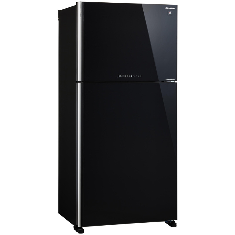 Хладилник с горна камера Sharp SJ-YG740G-BK